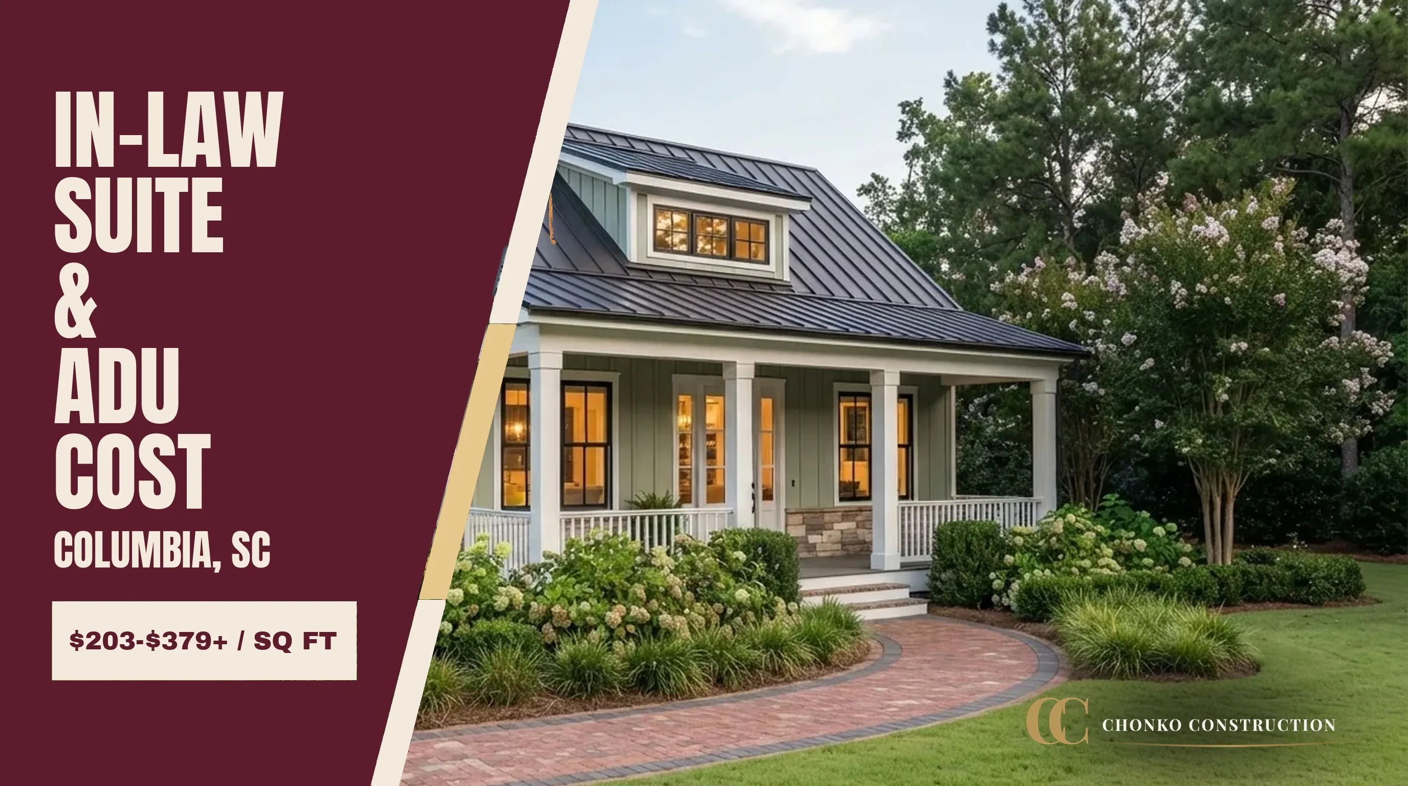 In-Law Suite & ADU Cost in Columbia, SC (2026 Guide to All Three Options)