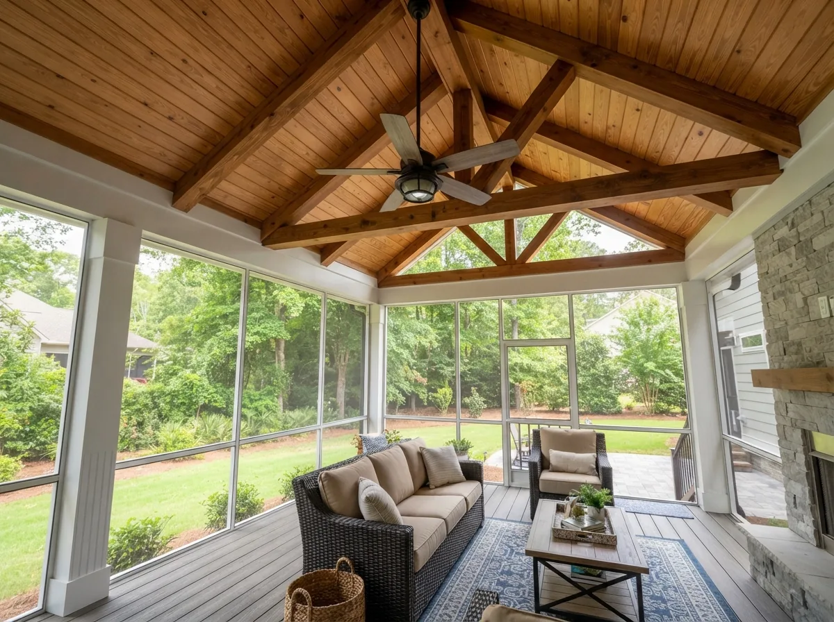 Screened porch